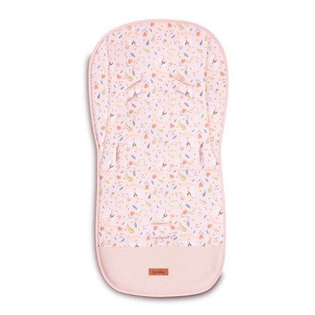 SENSILLO WKŁADKA DO WÓZKA VELVET KOŃ NA BIEGUNACH RÓŻOWY