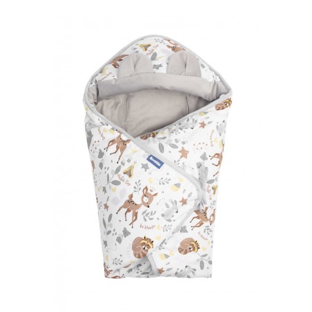 SENSILLO OTULACZ DO FOTELIKA VELVET BIAŁY LEŚNA PRZYGODA