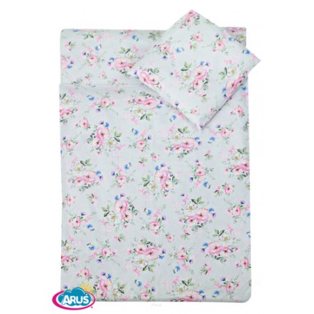 5 pościel do przedszkola 80*220 z workiem (kwiat jabłoni popielaty)