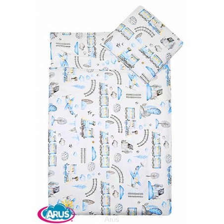 5 pościel do przedszkola 80*220 z workiem (ciuchcia popielata)