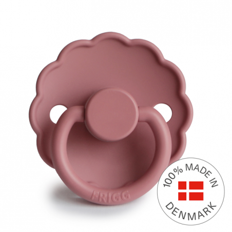 Smoczek FRIGG Daisy Silikon Dusty Rose - Rozmiar 1