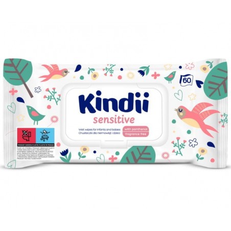 KINDII CHUSTECZKI SENSITIVE 60SZT