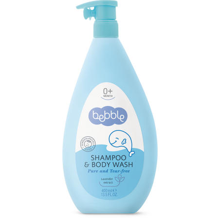 BEBBLE SZAMPON I ŻEL DO KĄPIELI 400ML