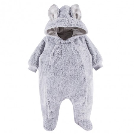 EEVI Kombinezon przejściowy dziecięcy szary uszka