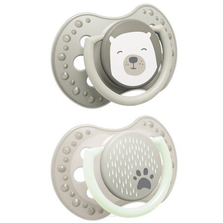 Lovi Dynamiczny smoczek uspokajający Buddy Bear 6-18m