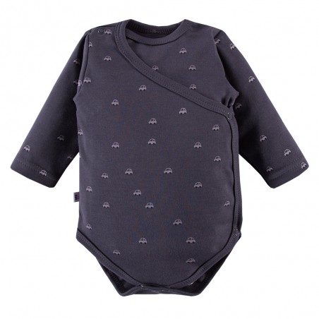 EEVI Body Good Day szare kopertowe druk