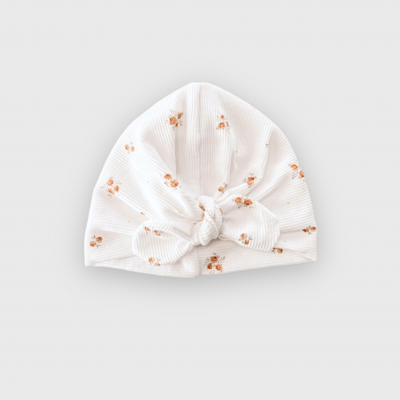 Turban z bawełny prążkowanej Eternal Roses