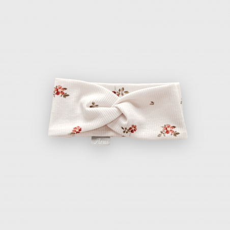 Opaska prążkowana by Arus Accessories Eternal Roses wilde beżowa