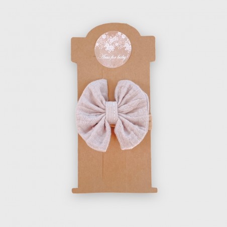 Opaska bezuciskowa by Arus Accessories pastelowy beż