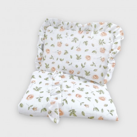 Komplet do wózka / kosza mojżesza/ kokonu z wypełnieniem Caramel Garden