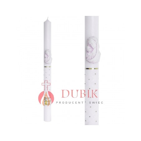 DUBIK ŚWIECA DO CHRZTU CHA04R