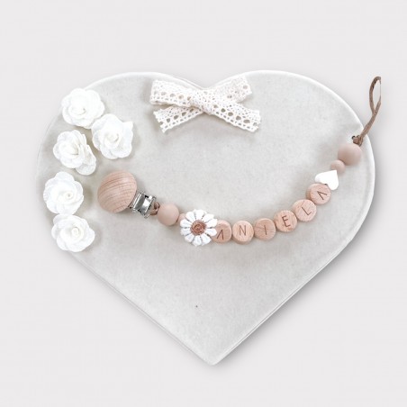 Personalizowana zawieszka do smoczka Field Daisy