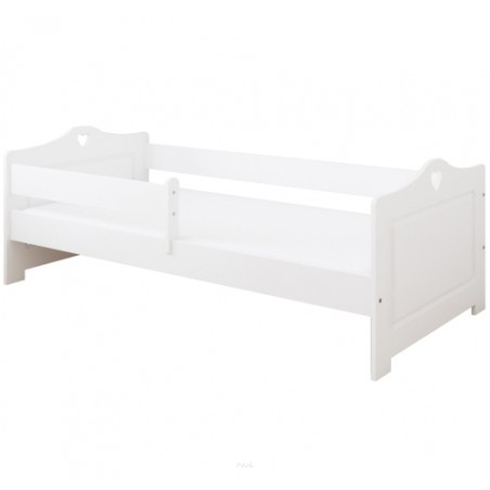 Łóżko dziecięce z barierką 160X80 LUNA biała