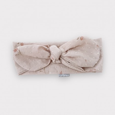 Opaska bawełniana plumetti Tinkerbell beżowa