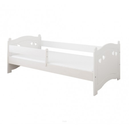 Łóżko dziecięce z barierką 160X80 SANDY biała