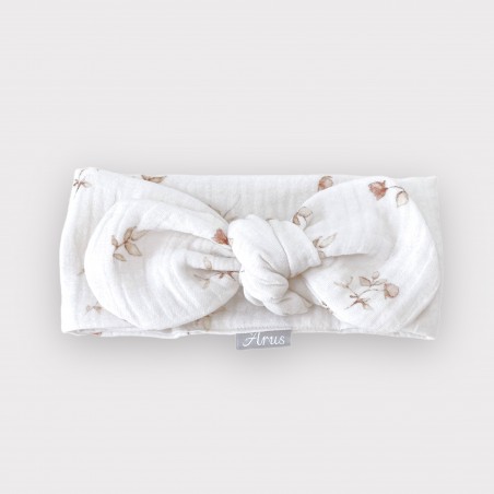 Opaska muślinowa Fragile Peony