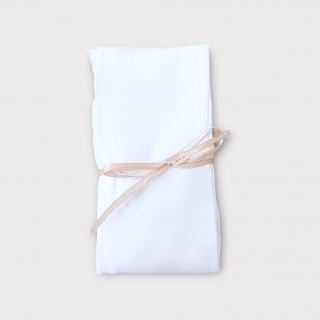 Rajstopy wiosenno - letnie, gładkie białe