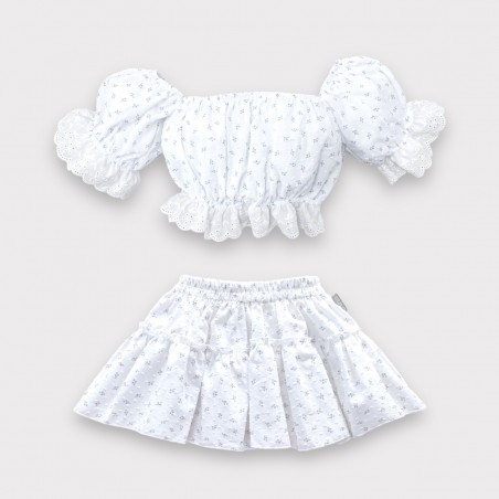 Mama i córka Komplet Bluebonne: Top + spódnica