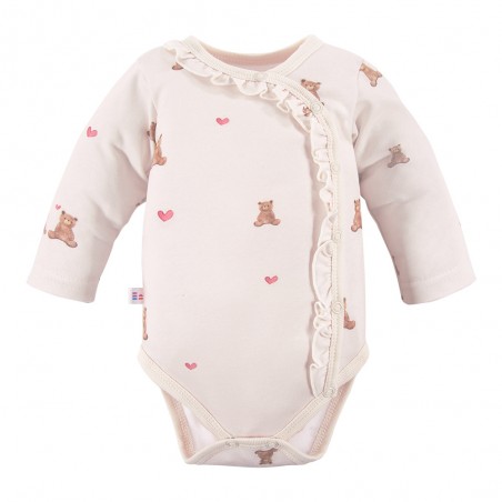 EEVI Body Hearts&bears ecru rozpinane