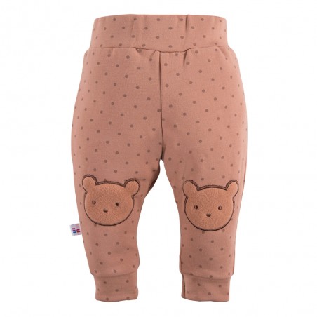 EEVI Spodnie Hearts&bears beż