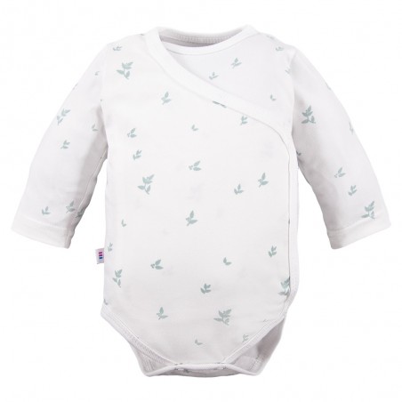 EEVI Body kopertowe Petite listki białe