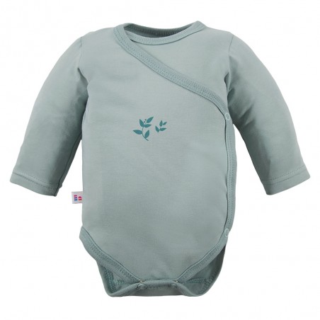 EEVI Body kopertowe Petite listki zielone