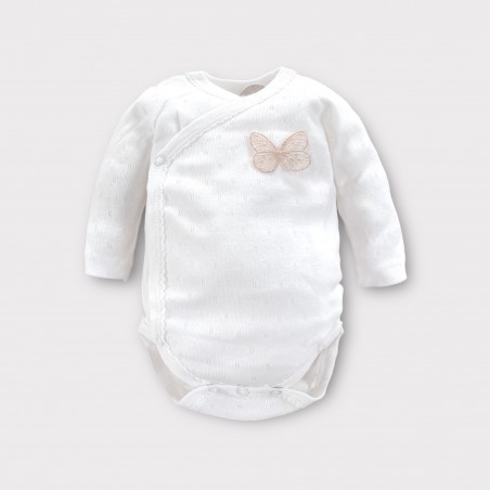 Ażurowe body Butterfly of the Valley śmietankowe