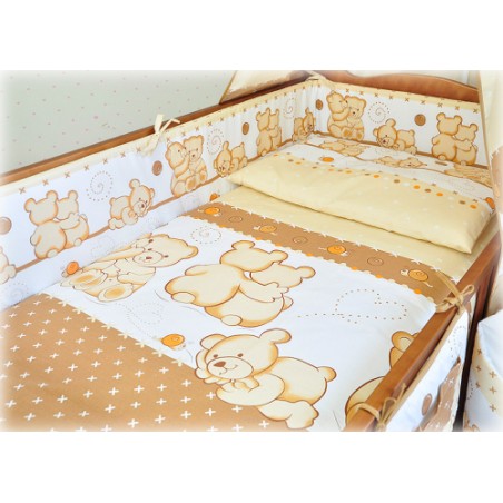 ARUŚ 2 el. pościel do łóżeczka 120*90 (9-beżowy teddy)