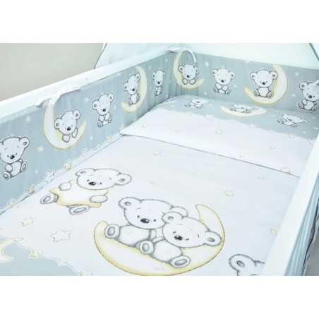 ARUŚ 2 el. pościel do łóżeczka 120*90 (3-popiel nocka)