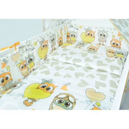 ARUŚ 2 el. pościel do łóżeczka 120*90 (141-bezowe pilotki)