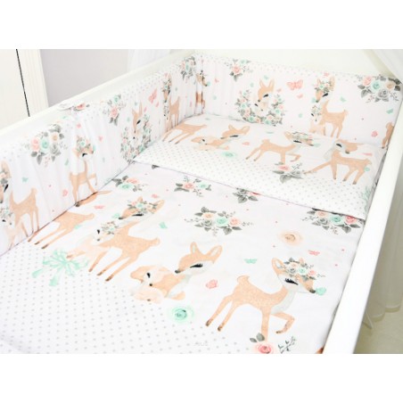 ARUŚ 2 el. pościel do łóżeczka 120*90 (151-sarenka bambi)