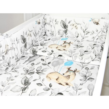 ARUŚ 2 el. pościel do łóżeczka 120*90 (165-sarenka popielata)