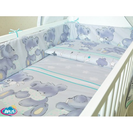 ARUŚ 3 el. pościel do łóżeczka 120*90 (11-mietowy mis z podusia)