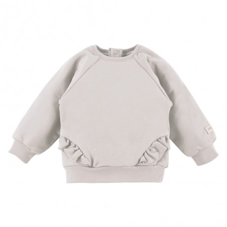 EEVI Bluza Simply Comfy falbanki beż