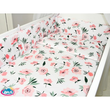 ARUŚ 5 el. pościel do łóżeczka 120*90 (163-calineczka)