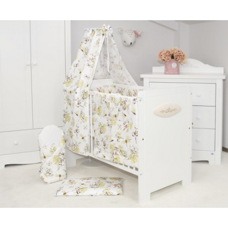 ARUŚ 4 el. pościel do łóżeczka 120*90 (153-kwiat bawełny)