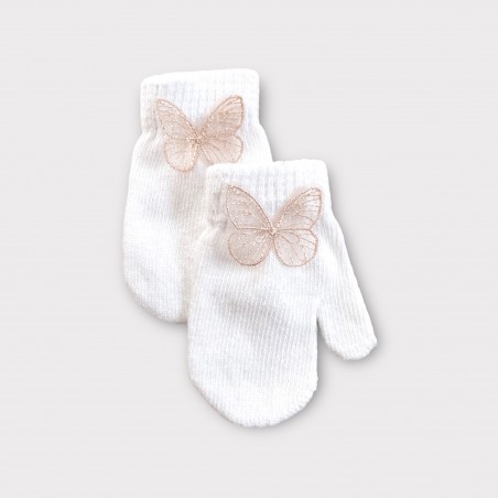 Rękawiczki Butterfly of the Valley śmietankowe