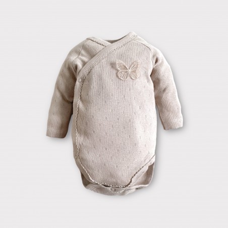 AŻUROWE BODY BUTTERFLY OF THE VALLEY brązowe