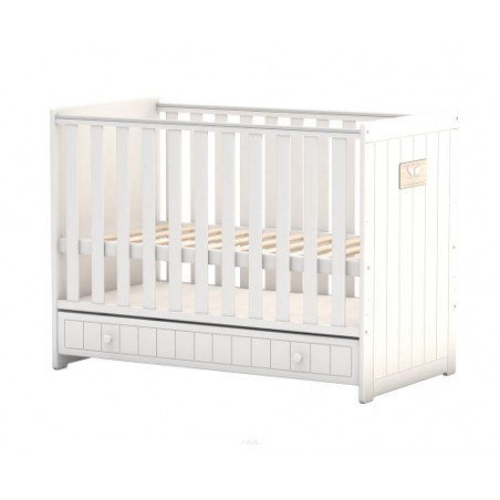 Łóżeczko z szufladą / tapczanik LITTLE ANGEL z personalizacją 120x60