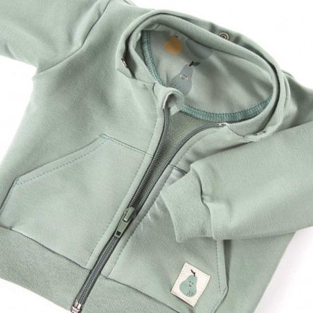 EEVI Bluza PEARFECT kaptur zielony