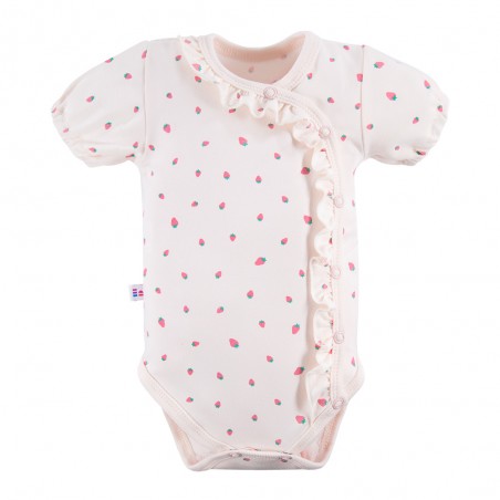 EEVI Body kopertowe STRAWBERRY&LOVE krótki rękaw
