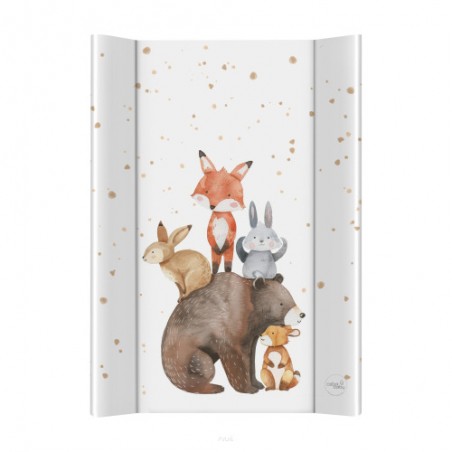 CEBABABY przewijak twardy krótki (50x70) Ultra Light Forest Friends