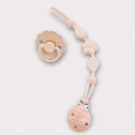 Zawieszka ze smoczkiem Sand beige Flow