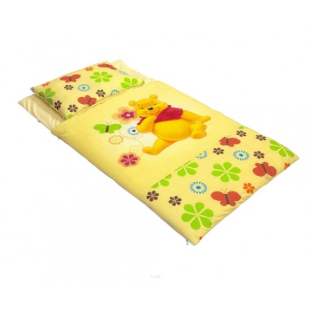 Śpiworek pościel do przedszkola do żłobka + worek (kubuś puchatek)