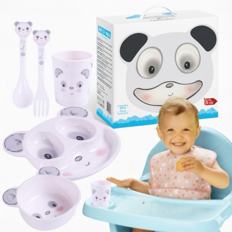 BOCIOLAND ZESTAW NACZYŃ 5 el. Panda BL563