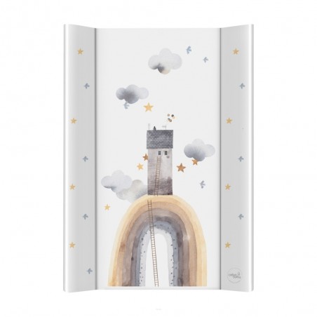 CEBABABY przewijak twardy krótki (50x70) Basic Rainbow Home