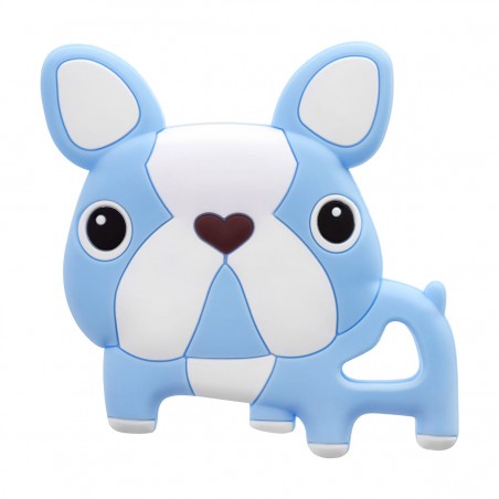Gryzak silikonowy BULDOG NIEBIESKI BOC0585
