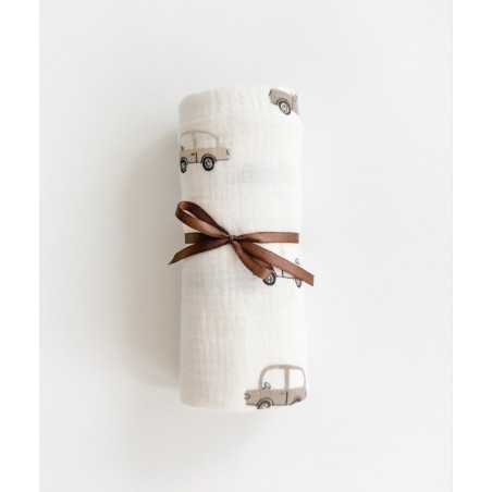 OTULACZ/ PIELUCHA MUŚLINOWA Baby Cars