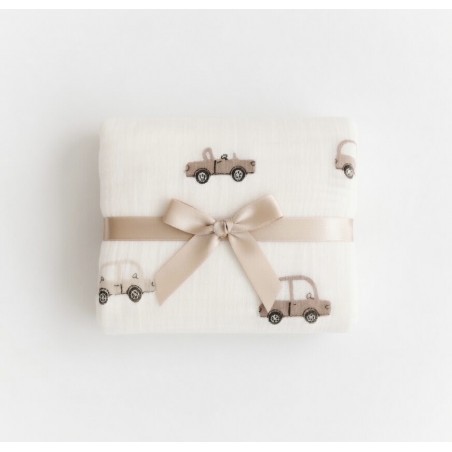 PRZEŚCIERADŁO MUŚLINOWE Z GUMKĄ różne rozmiary (Baby Cars)