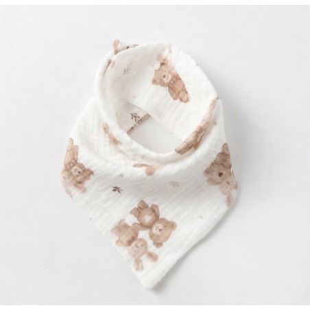 MUŚLINOWA APASZKA DLA NIEMOWLAKA Cuddly Friends